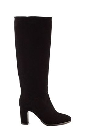 Stivale alto in camoscio nero JULIE DEE | MW595NERO
